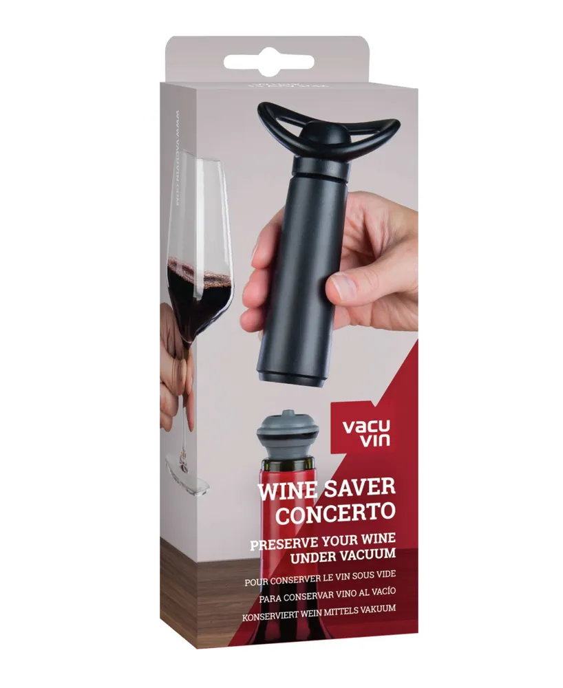 Vacu Vin Wine Saver Concerto Pump with 4 Stoppers