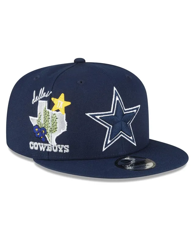 New Era Men's Navy Dallas Cowboys Retro Joe Tear Trucker 9FIFTY Snapback Hat