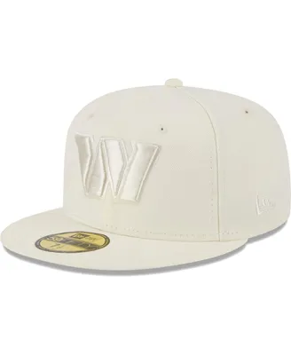 Men's New Era Cream Washington Commanders Color Pack 59FIFTY Fitted Hat