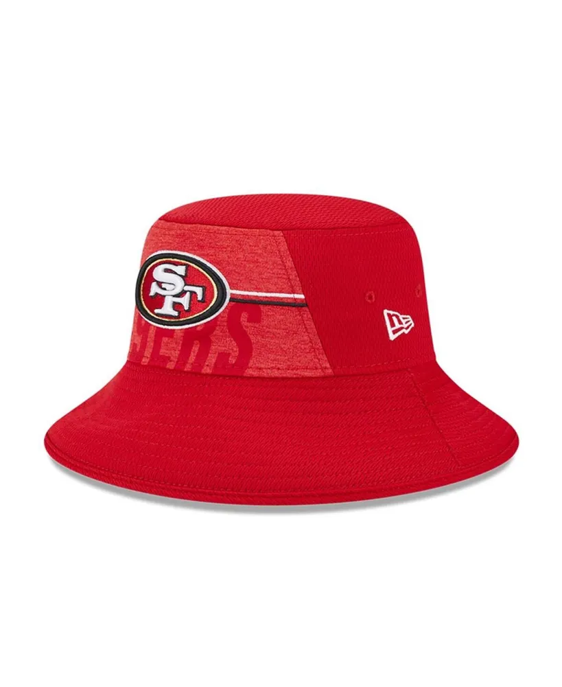 New Era Men's Scarlet San Francisco 49ers Main Bucket Hat - Macy's