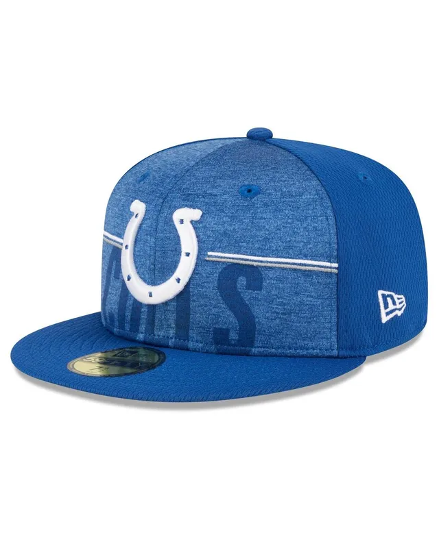 Men's New Era Royal Indianapolis Colts 2023 NFL Training Camp 59FIFTY Fitted Hat