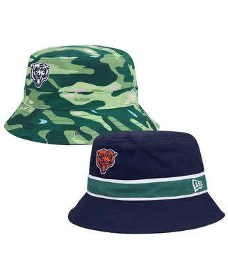Men's New Era Navy Chicago Bears Reversible Bucket Hat