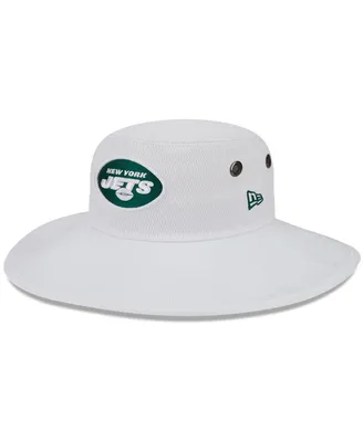 Men's New Era White New York Jets 2023 Nfl Training Camp Panama Bucket Hat