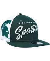 Men's New Era Green Michigan State Spartans Outright 9FIFTY Snapback Hat