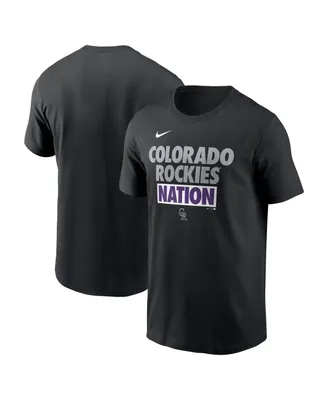Men's Nike Black Colorado Rockies Rally Rule T-shirt