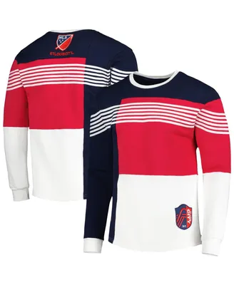 Men's Navy St. Louis City Sc Logo Pullover Sweatshirt