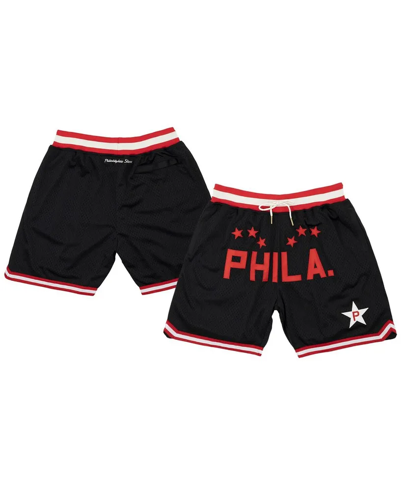 Men's Rings & Crwns Black Philadelphia Stars Replica Mesh Shorts