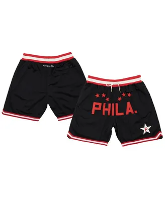 Men's Rings & Crwns Black Philadelphia Stars Replica Mesh Shorts