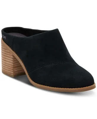 Toms Women's Evelyn Stacked-Heel Mules