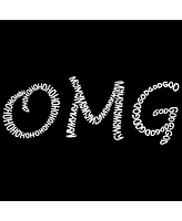 Big Girl's Word Art T-shirt - Omg