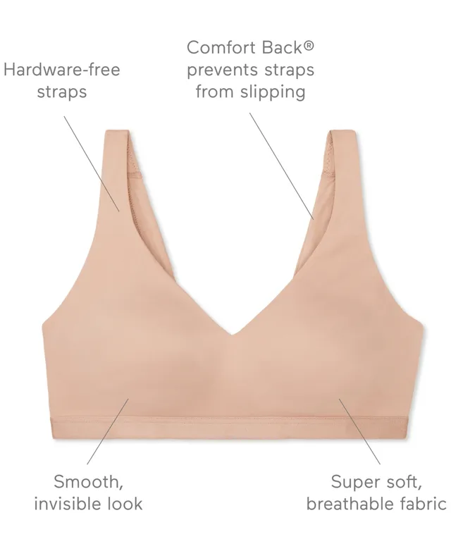 Warner's womens Easy Does It Underarm Smoothing With Seamless Stretch  Wireless Lightly Lined Comfort Rm3911a Bra, Rich Black, Large US at   Women's Clothing store