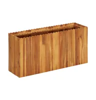 vidaXL Garden Raised Bed 39.3"x11.8"x19.6" Solid Acacia Wood