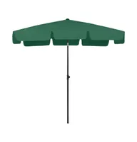 vidaXL Beach Umbrella Green 78.7"x49.2"