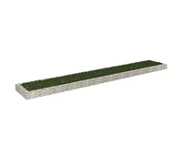 vidaXL Gabion Raised Bed Galvanized Steel 236.2"x39.4"x7.9"