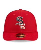 Men's New Era Red Chicago White Sox 2023 Fourth of July Low Profile 59FIFTY Fitted Hat