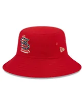 Men's New Era Red St. Louis Cardinals 2023 Fourth of July Bucket Hat