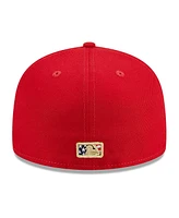 Men's New Era Red Pittsburgh Pirates 2023 Fourth of July 59FIFTY Fitted Hat