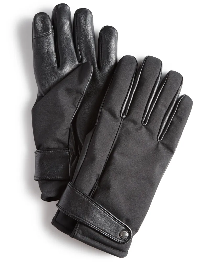 Cole Haan Men's Mixed Media Commuter Gloves