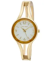 Laura Ashley Women's Quartz Gold-Tone Alloy Watch 28mm