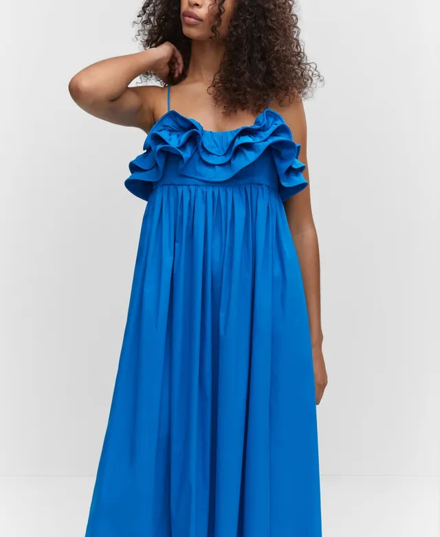 Mango Women's Ruffle Gown