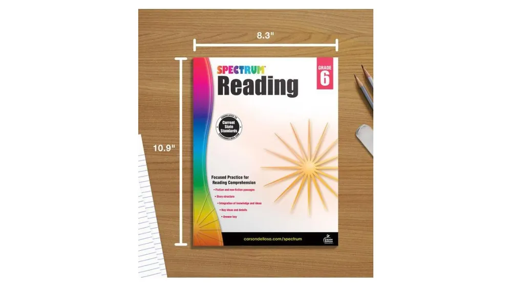Spectrum Reading, Grade 6 by Spectrum Compiler