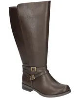 Easy Street Women's Bay Plus Athletic Shafted Extra Wide Calf Tall Boots