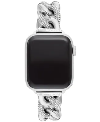 Michael Kors Women's Pave Stainless Steel Bracelet for Apple Watch, 38/40/41 and 42/44/45/49mm