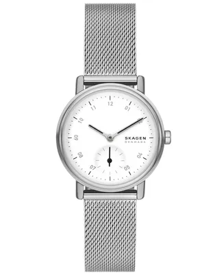 Skagen Women's Kuppel Lille Quartz Three Hand Silver-Tone Stainless Steel Watch
