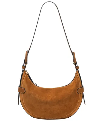Fossil Harwell Suede Hobo Bag