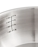 BergHOFF Belly Shape 18/10 Stainless Steel 8" Sauce Pan with Ss Lid, 3.2qt.