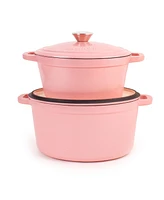 BergHOFF Neo 4pc Cast Iron Cookware Set, 3qt. & 7qt.