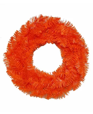 Kurt Adler 18" Unlit Orange Wreath