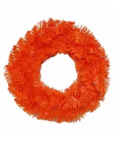 Kurt Adler 18" Unlit Orange Wreath