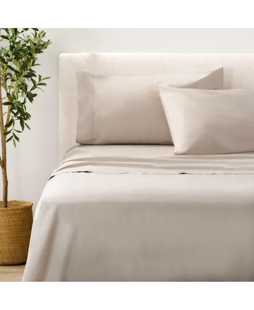 Nautica Cotton Percale Deep Pocket Bed Sheet Sets - On Sale - Bed