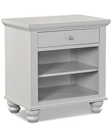 Closeout! Cambridge Grey Nightstand