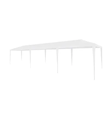 vidaXL Party Tent 9.8'x29.5' Pe White