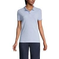 Lands' End Women's Short Sleeve Feminine Fit Mesh Polo Shirt