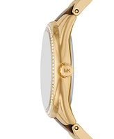 Michael Kors Women's Janelle Three-Hand Two-Tone Stainless Steel Watch 36mm