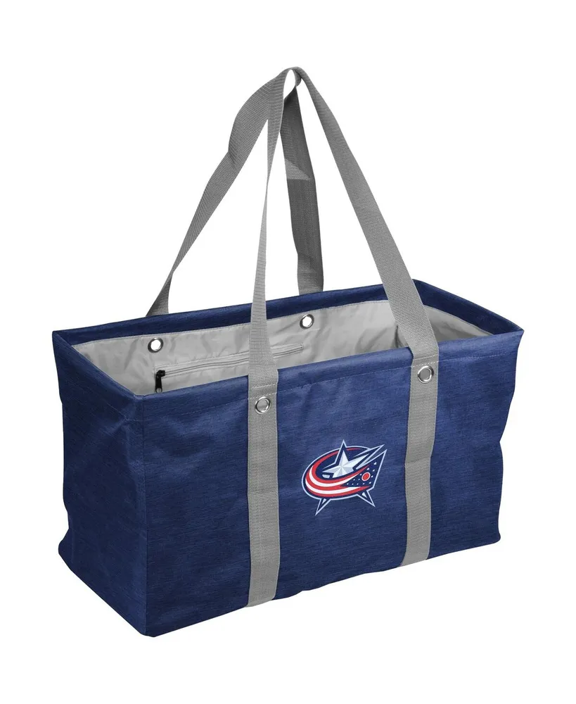 Columbus Blue Jackets Crosshatch Picnic Caddy Tote Bag