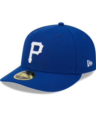 Men's New Era Royal Pittsburgh Pirates White Logo Low Profile 59FIFTY Fitted Hat