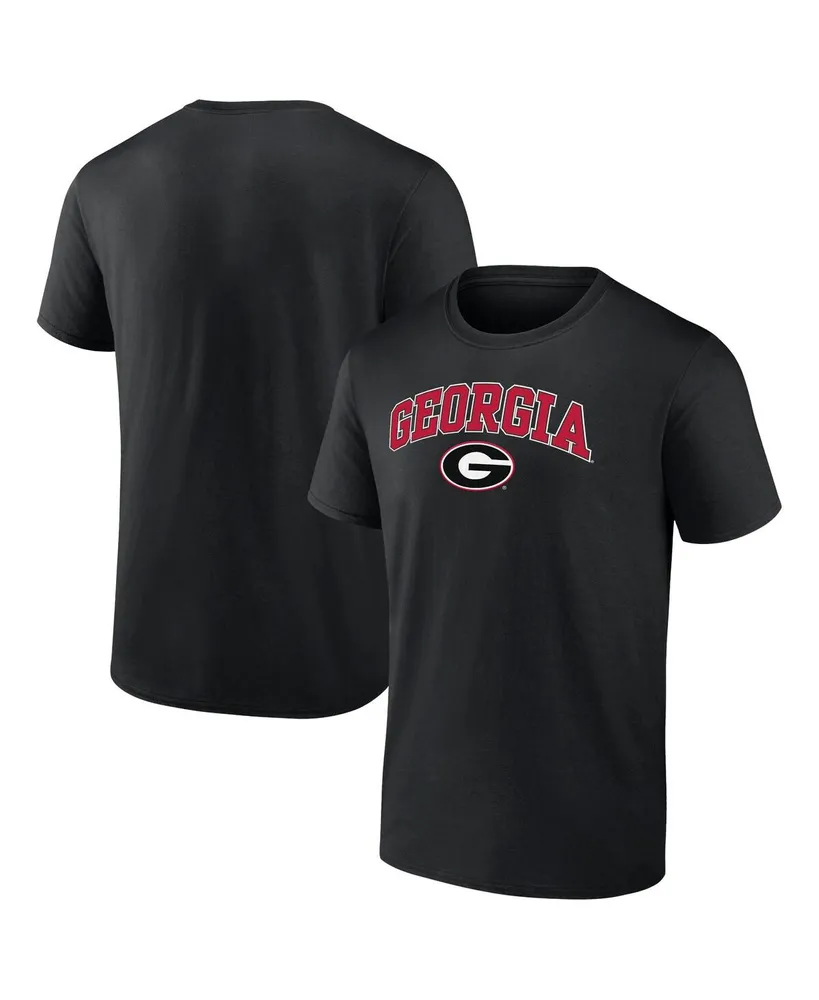 Men's Fanatics Black Georgia Bulldogs Campus T-shirt