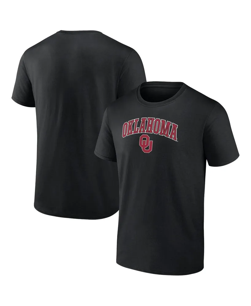 Men's Fanatics Black Oklahoma Sooners Campus T-shirt