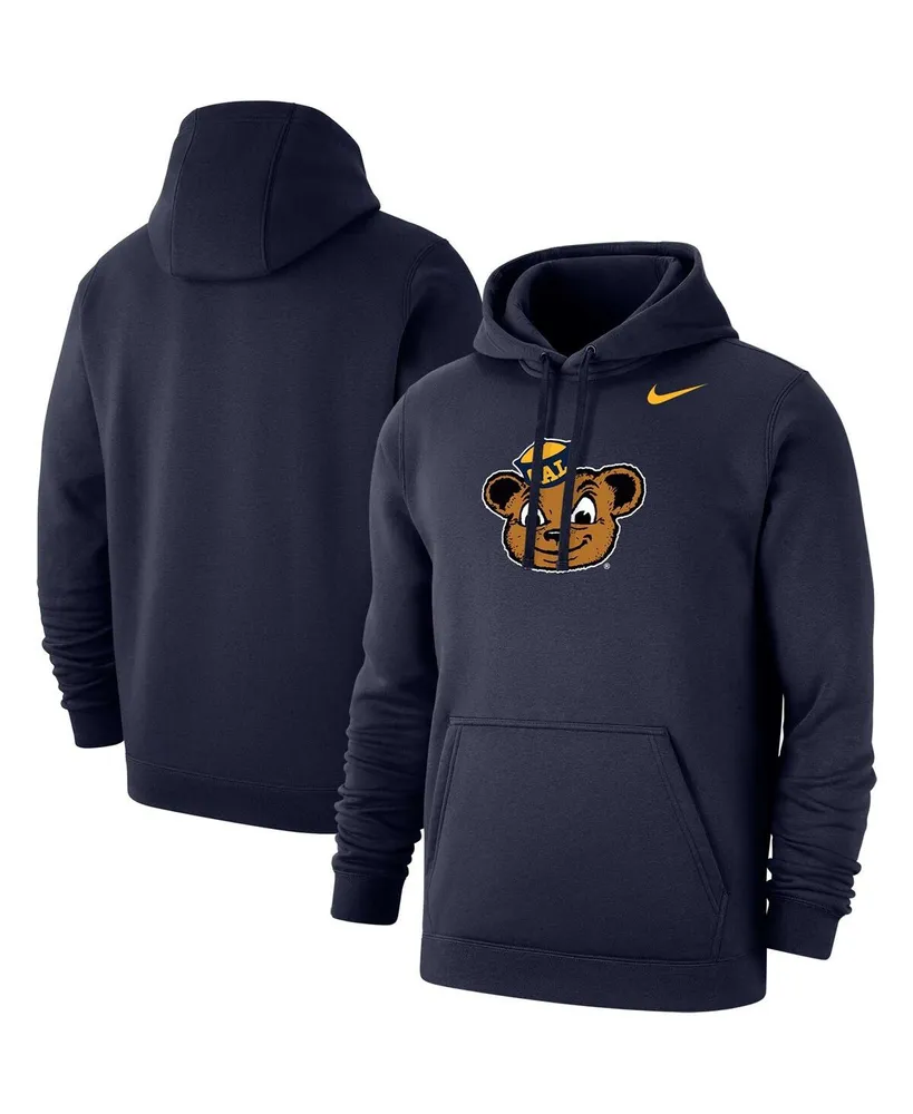 Nike Men's Nike Navy Cal Bears School Logo Club Fleece Pullover