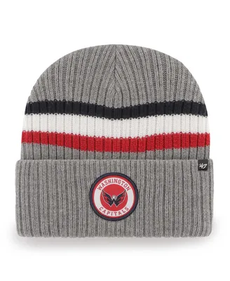 Men's '47 Brand Charcoal Washington Capitals Highline Cuffed Knit Hat