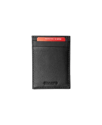 Champs Men's Mag Hybrid Leather Rfid Card Holder Gift Box