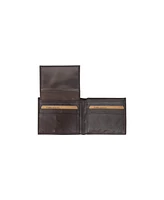 Champs Men's Leather Rfid Wallet in Gift Box