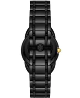 Tory Burch Women's The Miller Black-Tone Stainless Steel Bracelet Watch 32mm