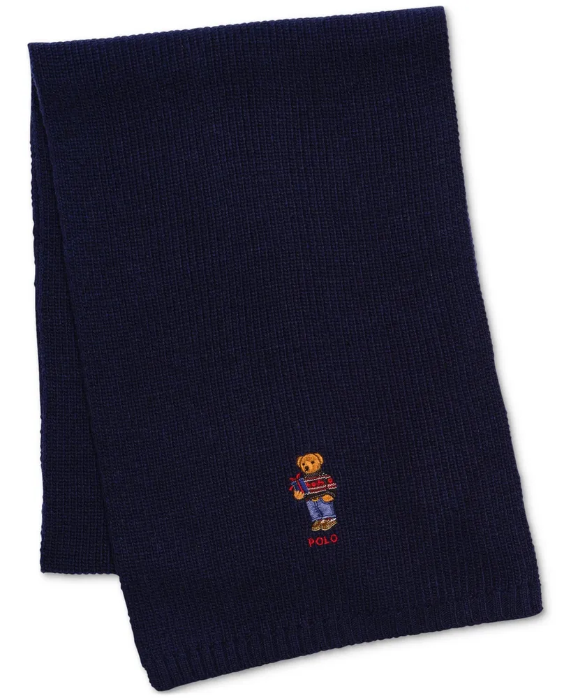 Polo Ralph Lauren Men's Holiday Bear Performance Scarf