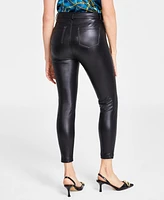 I.n.c. International Concepts Women's Faux-Leather Skinny Pants, Created for Macy's