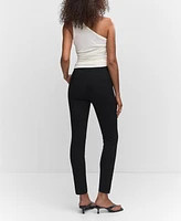 Mango Women's Crop Skinny Trousers